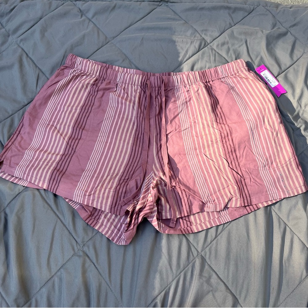 NWT striped high rise boxer shorts